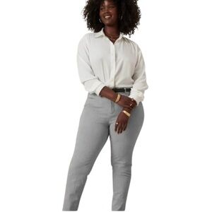 Banana Republic Gray Sloan Curvy Fit Pants Size 14‎